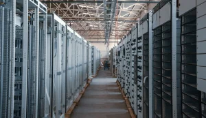 Data center inside warehouse
